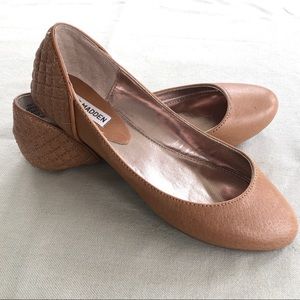 Steve Madden Brown Leather Ballet Flat